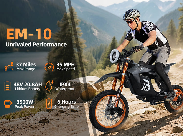 Movar EK2 Electric Dirt Bike Wheel Details